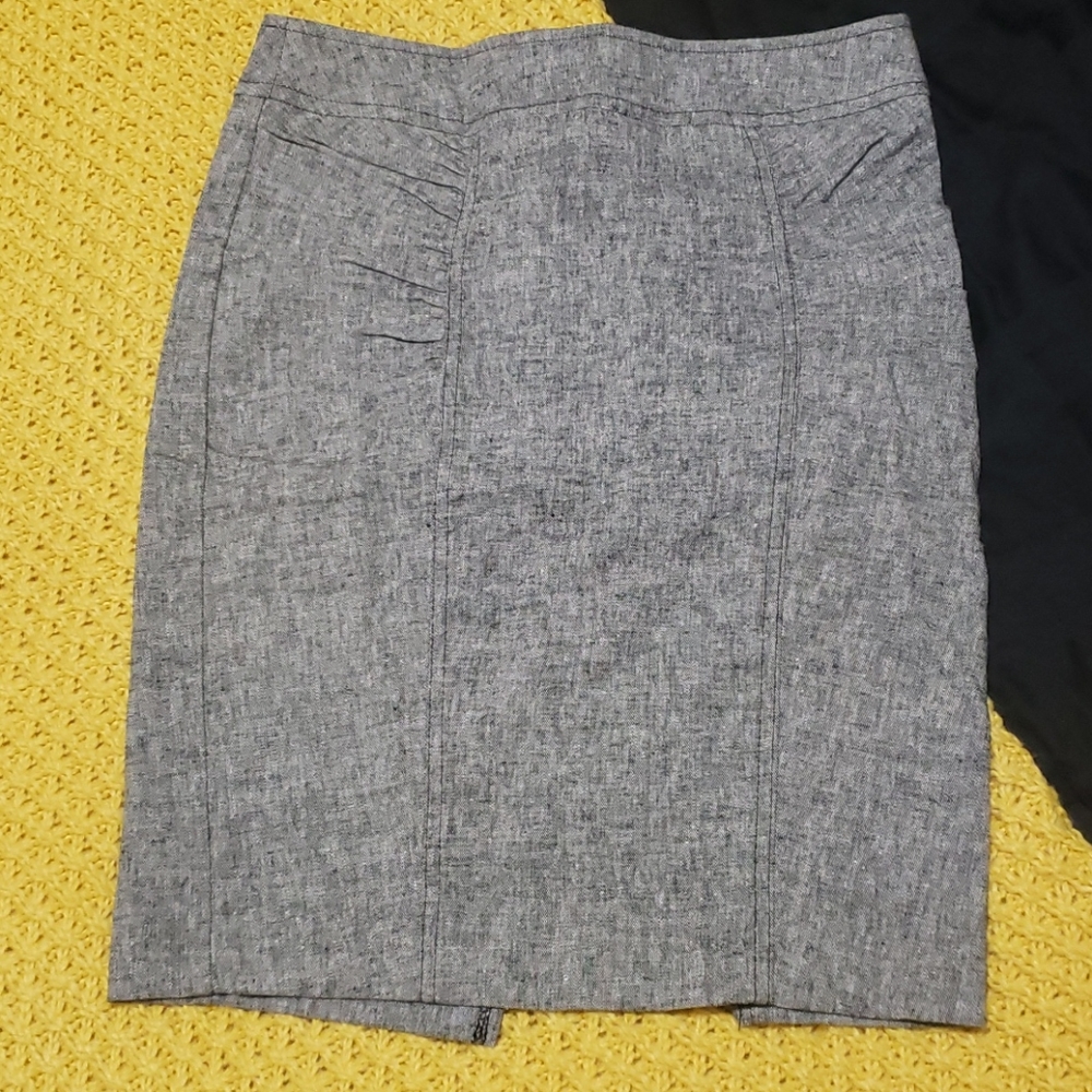 Heather Gray Pencil Skirt